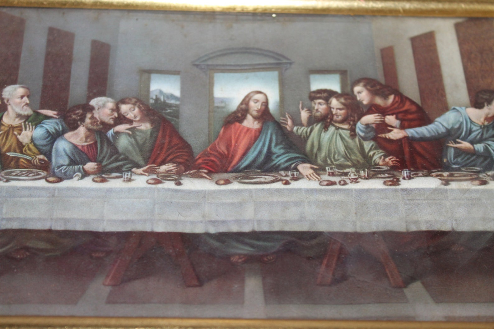 Картина тайная вечеря где иуда