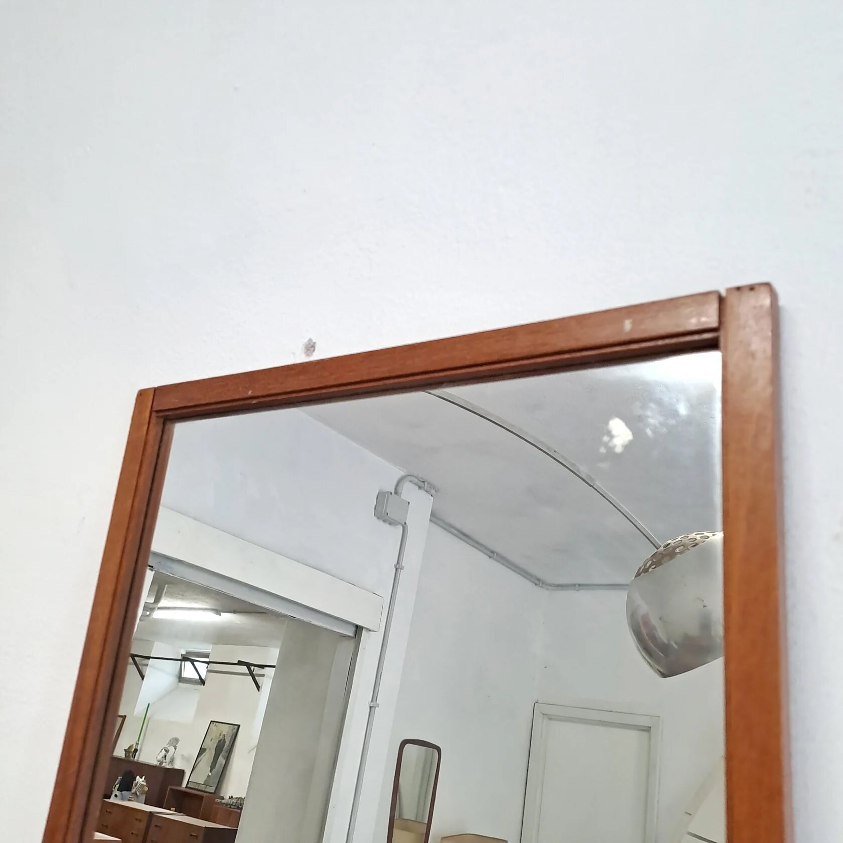Original Swedish Design Vintage Wall Mirror From the 1950s