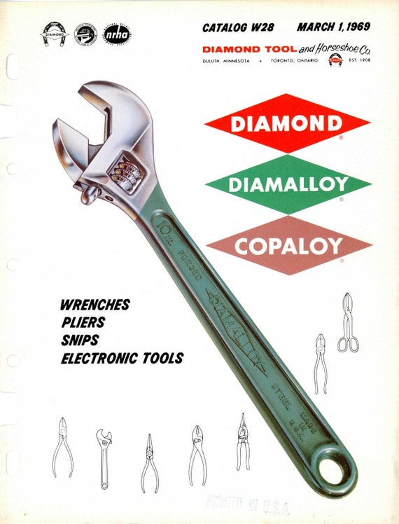 Diamond Tool and Horseshoe Co. Catalog W28 1969 PDF Etsy