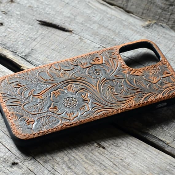 Sibada Leder Hülle Für IPhone 15 Pro Max Handyhüllen Logo Sichtbar