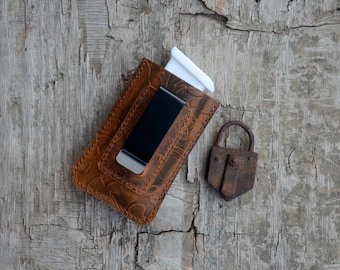 Genuine Leather Magazine Pouch IWB / OWB   Magazine Pouch IWB  for magazine Sig P365 / P365XL Single Magazine Holster/Carrier