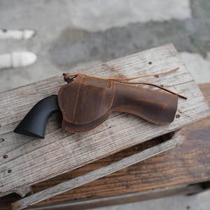 Echtes Leder Gun Revolver Gürtel Owb Holster Für Smith & Wesson Modell 686 586 PLUS Colt Python L Rahmen Holster SW 2 '' 3 '' 4 '4,25 "5 "6 ""7"
