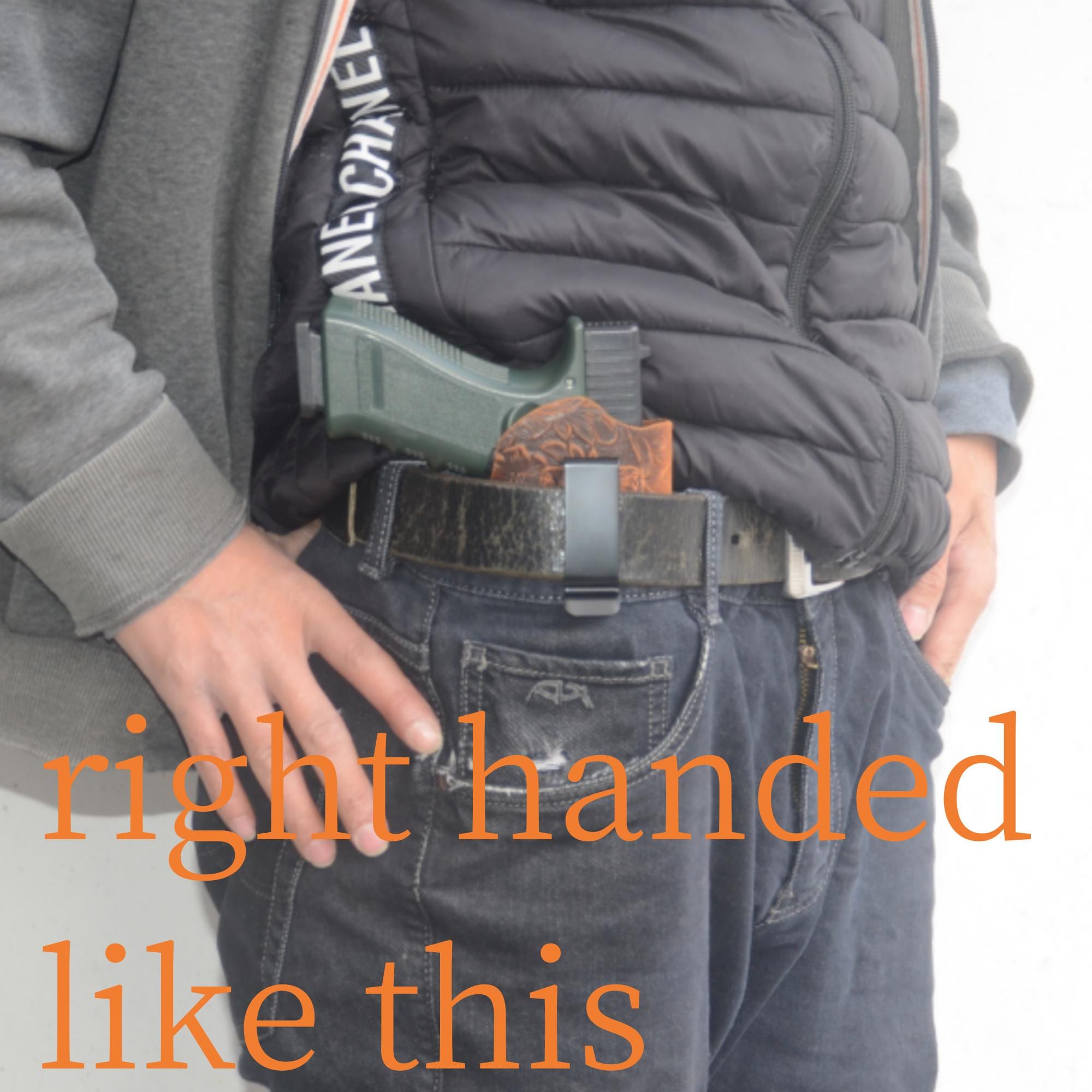 本革ガンホルスター IWB、OWB グロック 17/19/19X/32/33/34 & 44/45