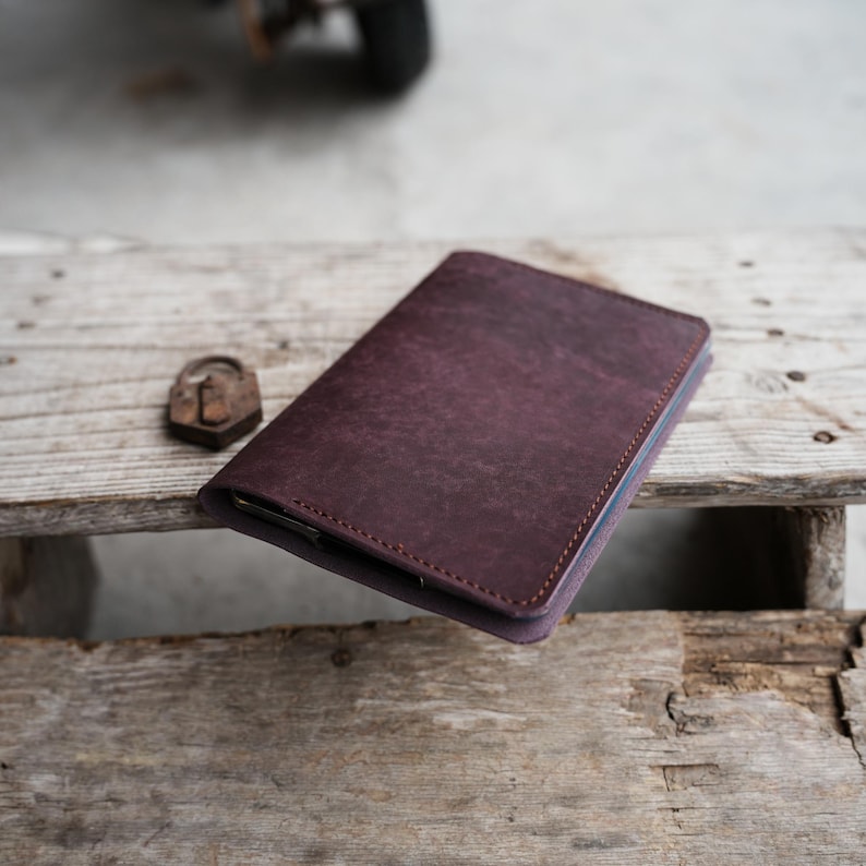 Funda de cuero para Kindle Paperwhite 6.5 (12.ª y 11.ª generación), funda para Kindle totalmente nueva, funda Kindle Oasis, cuero repujado, funda para libros electrónicos imagen 11