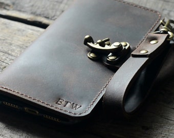 Genuine leather Wallet IPhone 13 Pro Max / 13 / 11 Por   XS Max / XS / XR  leather Case Wallet iPhone 12 leather case  wristlet