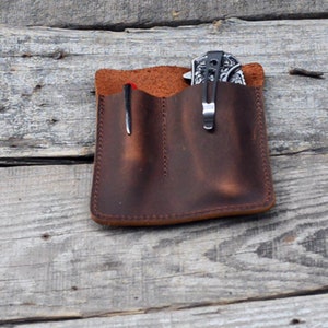 EchtLeder Multitool Etui Organizer, EDC Stiftehalter, Leder Taschenmesser Beutel, EDC Träger, AlltagsOrganizer, Stiftehalter