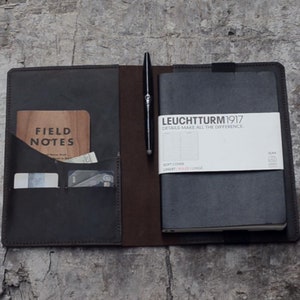 Handmade iPad Mini 6 Leather  Large Moleskine   , Personalized  Moleskine Leather Cover, Leuchtturm 1917 Leather journal Case notebook A5