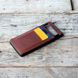 Custodia posteriore in vera pelle per Google Pixel, Google Pixel 8 pro 7A, Pixel 7 pro in pelle con slot