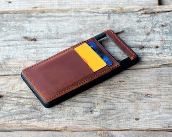 Genuine leather Google Pixel ,Google Pixel 8 pro 7A, Pixel 7 pro leather Case back cover case with slot