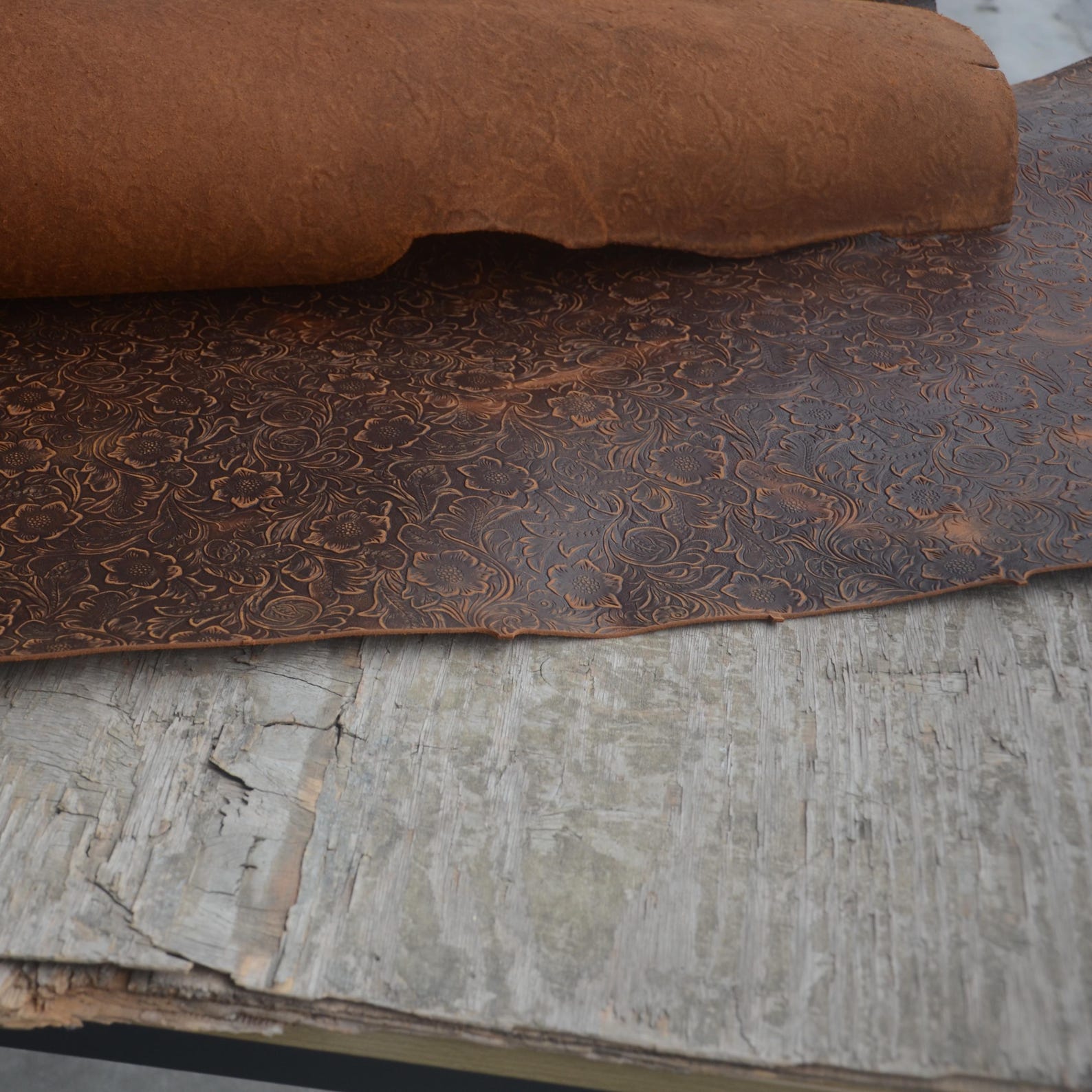 Vintage Genuine Leather for Full Grain Oil Tanned Sheets Scrap , Full ...
