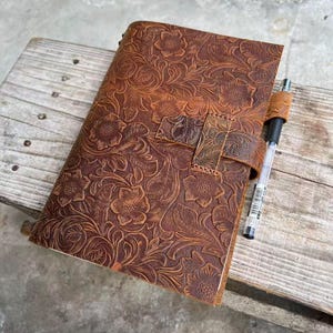 Capa de couro personalizada para caderno, caderno de couro recarregável a5, capa de couro para diário, estojo organizador de viagem de couro para caderno