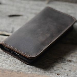 Leather Wallet oneplus 8 pro 7T pro Case,Leather one plus 8 Case,Leather one plus 7 pro , one plus 6T Leather Wallet Case OnePlus 6 case image 1