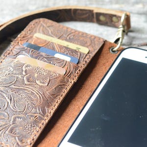 Handmade Genuine iPhone 12 Pro Max / 12 / 12 pro / XS Max / XR leather Case 12 mini Wallet vintage leather case black image 6