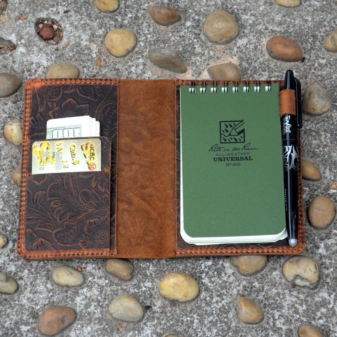 Personalized Genuine Leather Notebook Notepad Cover for Rite in the