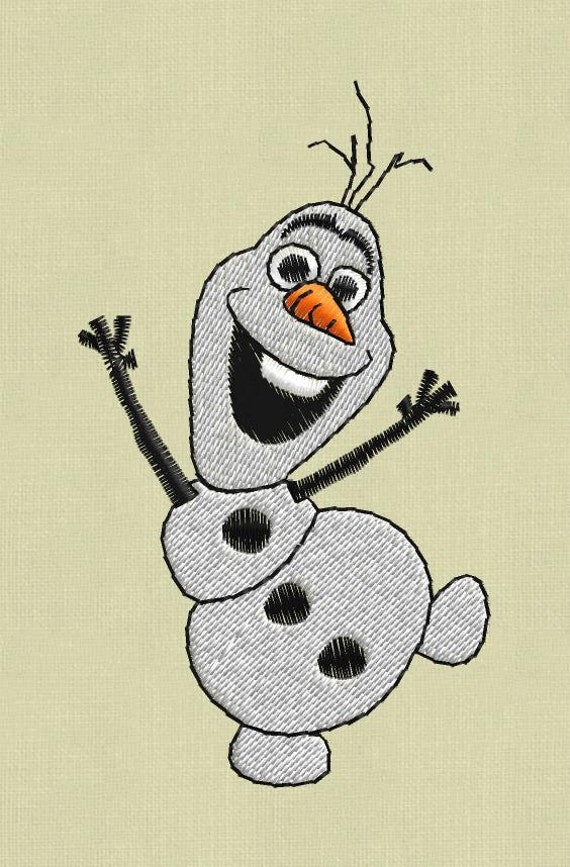 Ricami Pes Colori Del Pupazzo Di Neve 4 Del Congelati Olaf Dimensioni 3 Hus Jef Fratello Download Immediato