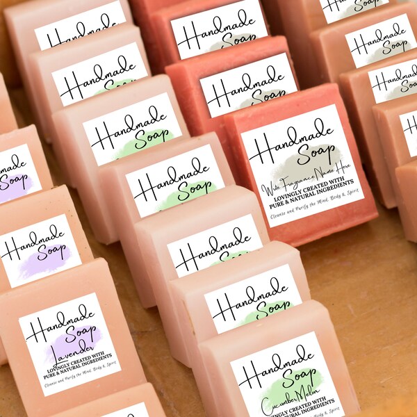 Handmade Soap Label Etsy