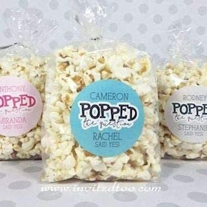 POPCORN BAGS 4x2x8 Clear Gusseted Poly Bags image 1