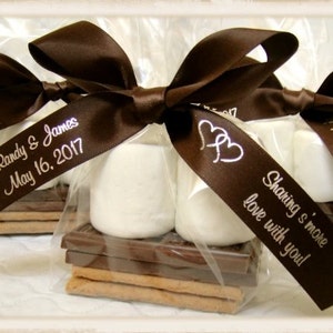 100 SMORES BAGS 4"x2"x8"  Clear Gusseted Poly Bags Wholesale - S'MORES Ready to Ship - bpa free