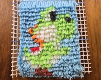 Yoshi vloerkleed met haaksluiting