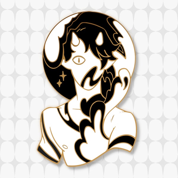 Flow - Demons in Limbo Enamel Pin