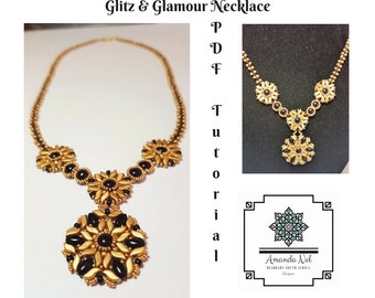 Glitz & Glamour Necklace PDF Tutorial