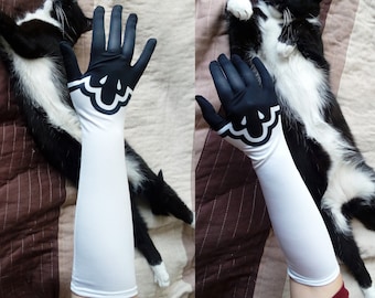 Gloves for cosplay inspired 2b from Nier Automata