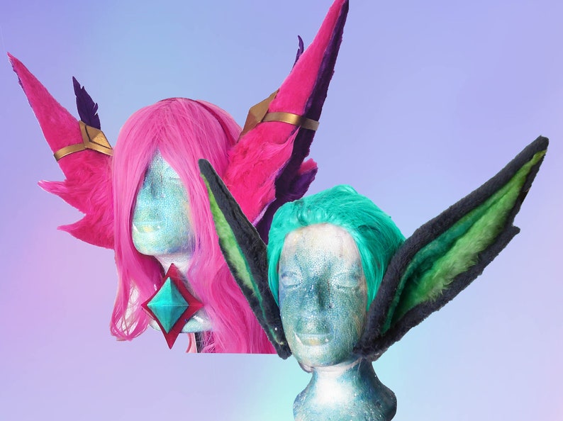 Ears for Star Guardian Xayah or Rakan cosplay