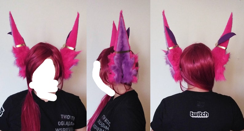 Ears for Star Guardian Xayah or Rakan cosplay