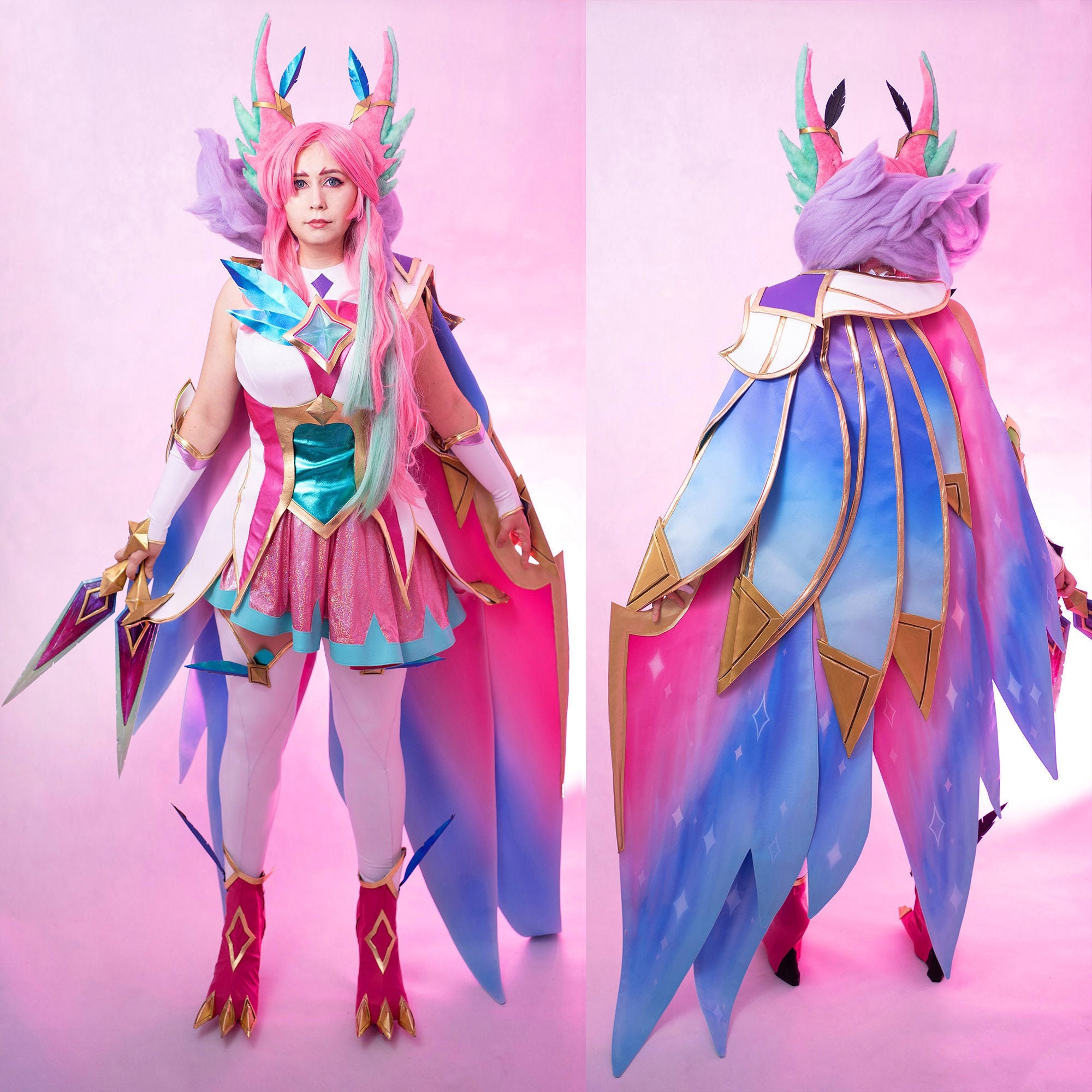Cosplay Inspired Uncorrputed Star Guardian Xayah Light Star