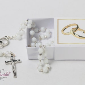 Rosario de Bodas, Rosario de Bodas de Plata, Regalo de Rosario, Regalo de Bodas, Comunión, Boda, Rosario de Boda, Rosario para Boda