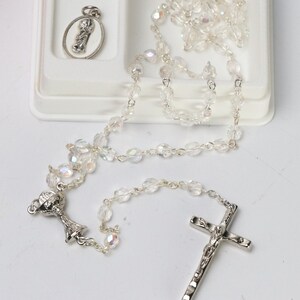 FAST SHIPPING!! Handcrafted Beautiful First Communion Rosary, Communion Rosary, Confirmation Rosary, Rosary Gift, First Communion Gift