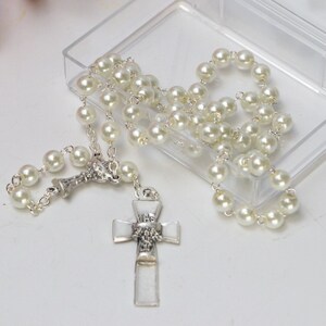 FAST SHIPPING!! Handcrafted Beautiful First Communion Rosary, Communion Rosary, Confirmation Rosary, Rosary Gift, First Communion Gift