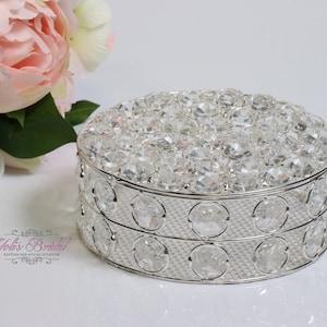 Silver Wedding Box, Lasso Box, Crystal Box, Treasure Chest, Wedding Gift, Wedding Lasso, Mother&#39;s Day Gift, Anniversary
