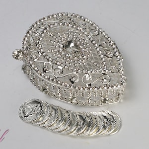 ENVÍO RÁPIDO!! Arras de boda con gotitas de plata, Arras de boda, Monedas de la unidad, Arras de boda, Arras de boda de plata, Monedas de la unidad de boda