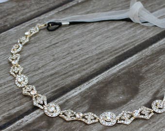 FAST SHIPPING! Bridal Headband, Crystal Headband, Swarovski Headband, Bridal Crystal Headband, Swarovski Bridal Headband, Bridal Headpiece,