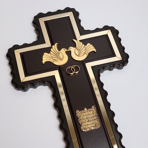SCHNELLER Versand!!! Hochzeit Wand Holz Kreuz, Hochzeit Kreuz, Hochzeit Kruzifix