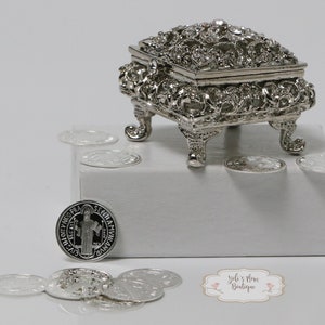 Snelle verzending!!! Sterlingzilveren eenheidsmunten, .999 sterlingzilveren bruiloftsmunten, Heilige Geest eenheidsmunten, fijnzilveren arras, Monedas Plata