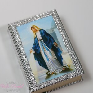 SCHNELLER VERSAND!! Schöne Bibel, Unsere Liebe Frau von Gnade, Kommunion Bibel, Hochzeitsgeschenk, Konfirmation Bibel, Spanische Bibel, Biblia, Hochzeit