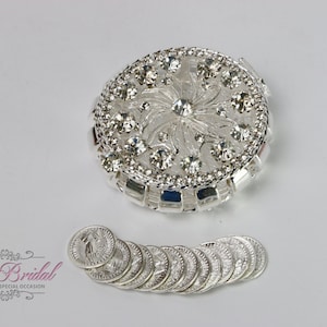 ¡¡ENVÍO RÁPIDO!! Arras de Boda de Plata, Arras de Boda, Monedas de Unidad, Arras de Boda, Arras de Boda de Plata, 13 Monedas de Unidad de boda
