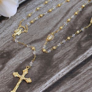 FAST SHIPPING! Handcrafted Beautiful Rosary, Wedding Rosary, Communion Rosary, Christening Rosary, Confirmation Rosary, Rosary Gift, Baptism