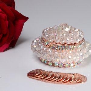 FAST SHIPPING!! Rose Gold Wedding Unity Coins, Wedding Arras, Wedding Coins, Ring Box, Wedding Gift, Unity Coins, Wedding, Christian Wedding