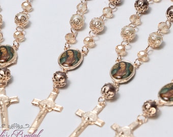 Braccialetti Battesimo Veenewy 18Pz - Croce E Rosario Per Comunione E Cresima - Foto 2