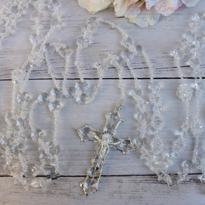 FAST SHIPPING!!! Silver Bridal Unity Cord, Beautiful Sparkling Silver Lasso, Wedding Unity Cord, 50th Anniversary, Wedding Gift, Unity Cord
