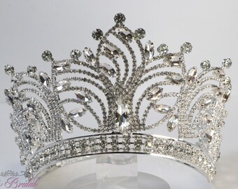 FAST SHIPPING!!! Beautiful Silver Crown, Gorgeous Silver Tiara, Stunning Sparkle Silver Tiara, Silver Tiara, Silver Tiara, Silver Crown