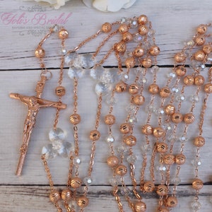 ¡ENVÍO RÁPIDO! Cordón de unidad de oro rosa, Hermoso lazo de boda brillante, Impresionante cordón de unidad nupcial, Lazo del 50.º aniversario, Regalo de boda
