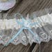 Maggie Mather reviewed FAST Shipping!!!!  Beautiful Ivory Wedding Garter, Bridal Garter, Garter, Organza Garter, Something Blue, Blue Wedding Garter