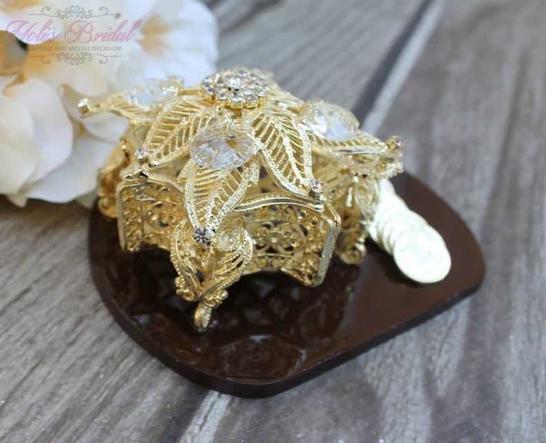 Arras Rings NEW!! Silver or Gold Wedding Arras, Ring Box, Arras De Boda, Unity ...