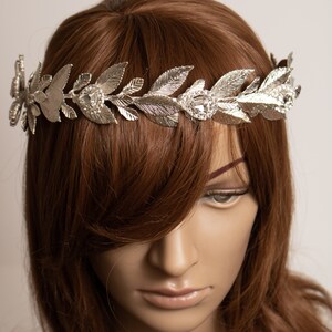 FAST Shipping!!! Silver Bridal Halo, Bridal Wreath, Bridal Headband, Wedding Headband, Bride Tiara, Rhinestone Halo, Crystal Wreath