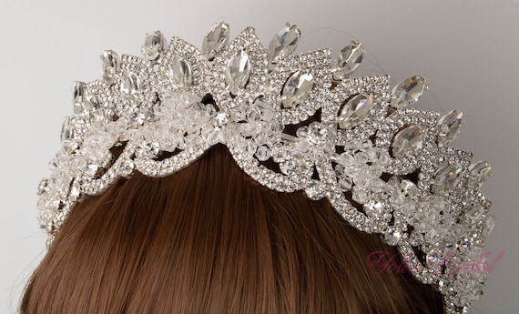 Buy FAST SHIPPING!!! Silver Tiara, Royal Crown, Bridal Crown 