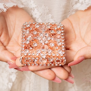 FAST SHIPPING!! Rose Gold Wedding Unity Coins, Wedding Arras, Wedding Coins, Ring Box, Wedding Gift